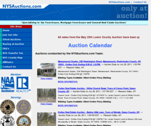 nysauctionsbids.com: NYSAuctions.com - Tax and Bank Auction Specialists
