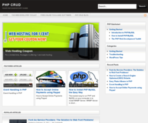 phpcrud.net: PHP CRUD | Your PHP Quickstart Guide
Your PHP Quickstart Guide