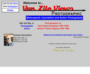 zile.com: Van Zile Views Photographic Home Page at Flatlander Design
The Internet home of Van Zile Views Photographic