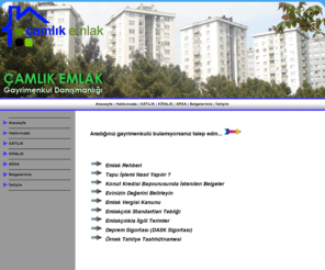 camlikemlak.org: ÇAMLIK EMLAK
 ÇAMLIK EMLAK Gayrimenkul Danışmanlığı 