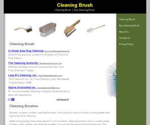 cleaningbrush.net: Cleaning Brush
Cleaning Brush -- Way better than handcloths. They last longer, are easier to clean, clean better and more.