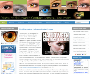 discounthalloweencontactlenses.com: Halloween Contact Lenses
Best Discount Options for ordering Halloween contact lenses and more...