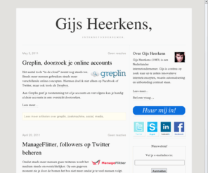 gijsheerkens.com: Gijs Heerkens, internetondernemer.
