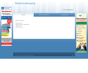 masterstudiengang.org: Masterstudiengang
Masterstudiengang