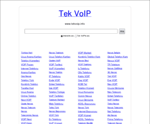 tekvoip.info: Tek VOIP
Tek VOIP. www.tekvoip.info