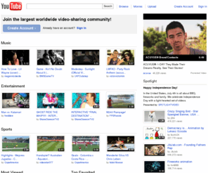 visitcampus.org: YouTube
      - Broadcast Yourself.
YouTube is a place to discover, watch, upload and share videos.