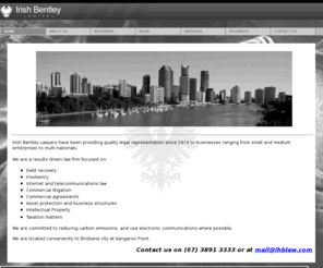 brisbanesolicitor.net: Irish Bentley - Irish Bentley Lawyers - Home Page
Irish Bentley Lawyers Home Page 