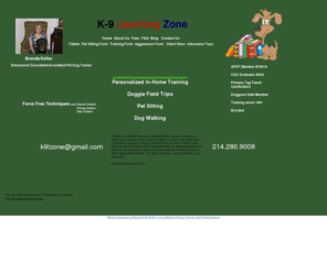 k9learningzone.com: Home
Dog Training, In-home sessions, Pet Sitting, Dog Walking. 