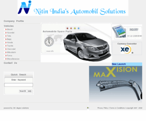 automobilsolutions.com: Nitin India's Automobil Solutions
Nitin India's Automobil Solutions provides and exports parts of maruti, hyundai, tata, bajaj and other vehicles