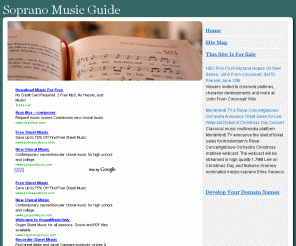 sopranomusicguide.com: Soprano Music Guide
