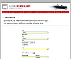 leiebilmurcia.net: Leiebil Murcia Bilutleie Rimelig
Bestill billig leiebil i Murcia fra kjente bilutleie selskaper. Book i dag
