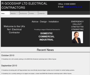 rgoodship.com: R Goodship - Home
Electrical Contractors
Advise
Design
Installation
Milton Keynes
Professional
Electricians 
Electrician