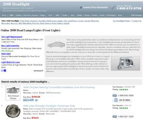 2008headlight.com: 2008  Headlights Online Store - 2008  Headlight, Headlamp & Head Light Sales

An LED headlight replacement might seem like the smart option for you