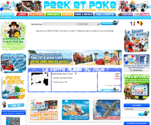 peeketpokegames.com: Accueil | Â© PEEK & POKE
SpÃ©cialiste Lego & Playmobil reconnu depuis plusieurs annÃ©es