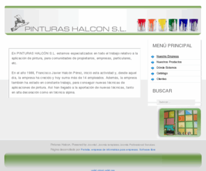 pinturashalcon.com: Nuestra Empresa
Pinturas Halcón