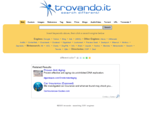 trovando.it: trovando - searching it ? trovando.it !
3300  search engines without retyping,the engine for searchers,search different,francesco passantino