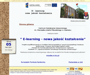 e-cku.pl: .:: E-learning – nowa jakość kształcenia ::.
Witamy na stronie projektu 'e-learning - nowa jakość kształcenia.'