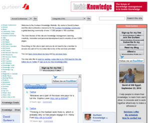gurteen.com: GURTEEN KNOWLEDGE
Document: Home Page