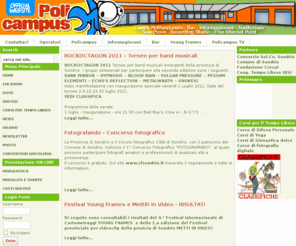 policampus.it: Policampus Sondrio - Home
Joomla - the dynamic portal engine and content management system