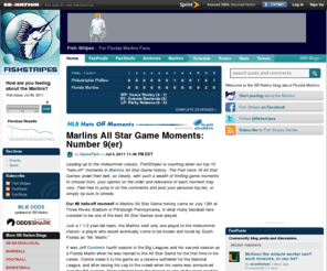 fishstripes.com: Fish Stripes - For Florida Marlins Fans
Your best source for quality Florida Marlins news, rumors, analysis, stats and scores from the fan perspective.