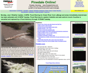 greenrivervalley.com: Pinedale Wyoming, Pinedale Online
Pinedale Online. Pinedale news, visitor info, event calendar, pinedale outdoors, links to businesses.