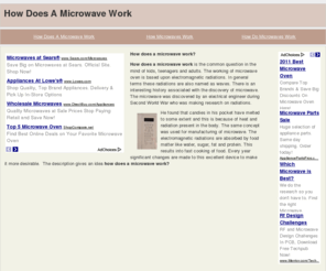 howdoesamicrowavework.com: How Does A Microwave Work
How does a microwave work?
