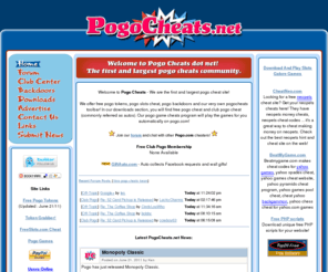 pogocheats.net: PogoCheats.net - Pogo cheats free pogo tokens pogo slots cheat