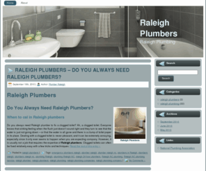 raleighplumbers.org: Raleigh Plumbers | Raleigh Plumbing
Raleigh Plumbing is here to serve you 24/7. Bathroom remodels, emergency repairs and general plumbing repairs. Best Raleigh plumbers.