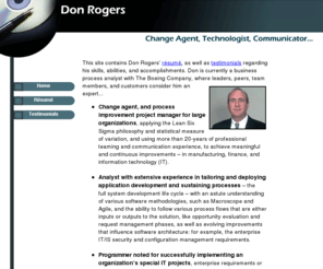 donrogers.info: Don Rogers Information Site
Don Rogers Information Site