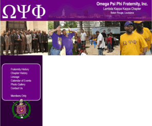 lkkques.org: Welcome to the Lambda Kappa Kappa chapter of Omega Psi Phi Fraternity, Incorporated website
Welcome to the Lambda Kappa Kappa chapter of Omega Psi Phi Fraternity, Incorporated website