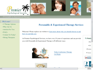 tampa-therapy.com: Experienced & Personable Therapy in Tampa Bay Area
Experienced therapy that pursues your goals. Feel better, cope with a relationship, or better manage depression, anxiety, anger, or stress.