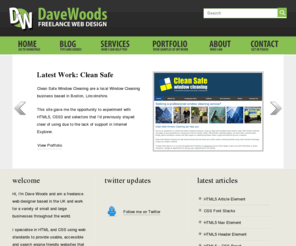 dave-woods.co.uk: Dave Woods Freelance Web Designer UK
