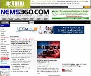 djournal.com: NEMS360.com - News, Business, Classifieds, and Events in Northeast Mississippi
Find local news, events, classifieds and businesses in Northeast Mississippi and surrounding areas. You can create profiles, place classified ads, add events to our community calendar and promote your local business.