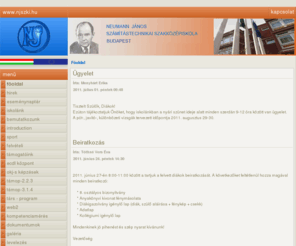 njszki.hu: Neumann János Számítástechnikai Szakközépiskola - Föoldal
Joomla - the dynamic portal engine and content management system
