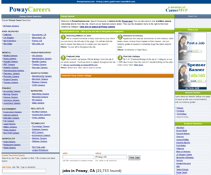 powaycareers.com: Poway Careers, Poway Jobs, Poway Employment, Poway Work, Poway Hiring, Poway Employers, Jobs, Employment, Careers, Recruiting, Recruiters, Recruitment, Hire, Working, Human Resources, HR, Salary Projections, Outplacement, Resume, Career Advice, Career Coach  , CA, - Poway Career guide from CareerMVP.com., Poway, CA, PowayCareers.com.">
Poway Careers, Poway Jobs, Poway Employment, Poway Work, Poway Hiring, Poway Employers, Jobs, Employment, Careers, Recruiting, Recruiters, Recruitment, Hire, Working, Human Resources, HR, Salary Projections, Outplacement, Resume, Career Advice, Career Coach  , CA, - Poway Career guide from CareerMVP.com., Poway, CA, PowayCareers.com.