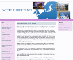 sundance-omis.com: Eastern Europe Travel Basics
Eastern Europe Travel Basics