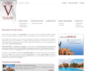 vasarimarbella.com: Promotora Marbella. Promociones Costa del Sol. Proyectos inmobiliarios en Málaga. GRUPO VASARI
Grupo Vasari, promotora en Marbella con promociones en la Costa del Sol. Alquiler y venta de viviendas exclusivas. Proyectos inmobiliarios en Málaga: Marbella, Manilva, Casares. Villas, adosados y apartamentos