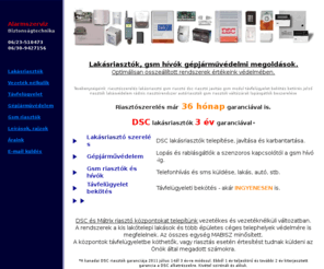 alarmszerviz.hu: Lakásriasztó szerelés, lakásriasztók és gépjármű védelem.
Lakásriasztó szerelés, lakásriasztók. Gsm telefonos riasztók, autó lopásgátlók. 