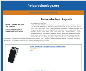 freisprechanlage.org: Freisprechanlage - freisprechanlage.org
