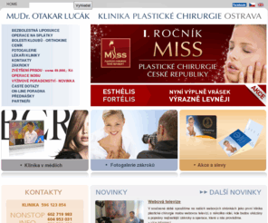 plastickachirurgie.com: Plastická chirurgie Ostrava
Plastická chirurgie Ostrava, MUDr. Otakar Lucák - plastické operace, liposukce, zvětšení prsou.