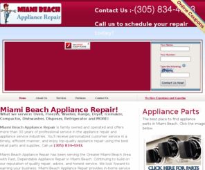 miamibeachappliancerepair.com: Miami Beach Appliance Repair - Washer Repair, Dryer Repair, Appliance Repair
Miami Beach Appliance Repair offers appliance repair in Miami Beach. Miami Beach Appliance Repair offers washer repair, dryer repair, refrigerator repair, dishwasher repair, and stove repair.