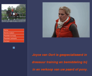 stalsandriana.com: Home
Joyce van Oort Gespecialiseerd in dressuur training en bemiddeling in en verkoop van uw paard of pony