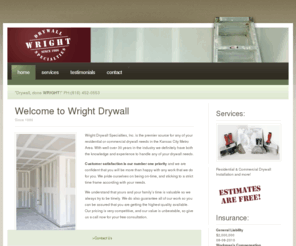 wrightdrywall.com: Drywall Services - Residential Installation & Repair, Commecial Installation & Repair
drywall services Kansas City, MO