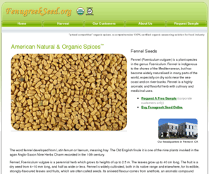 fenugreekseed.org: Fenugreek Seed
Our competitively priced organic spices are a comprehensive 100% certified organic seasoning solution for food industry.