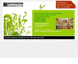 horticulture-moderne.com: Horticulture Moderne
Nouveau Growshop Paris