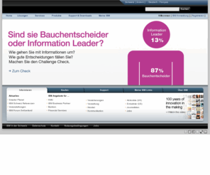 ibm.ch: IBM  - Schweiz
Willkommen auf der Homepage von IBM Schweiz, dem Tor zu innovativen IBM Produkten, Geschäftslösungen und Business Consulting Services.