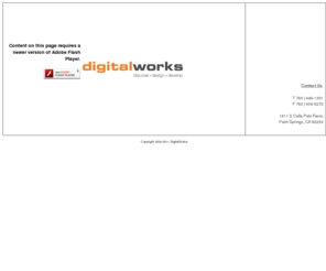 loopwire.com: DigitalWorks: discover | design | develop
DigitalWorks offers marketing consulting, graphic and digital design, motion graphic websites and promotional services.