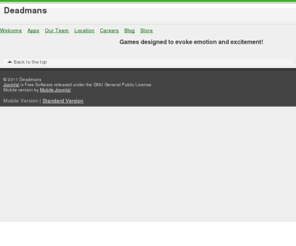 deadmansgames.com: Welcome
Deadmans Productions, LLC - Amazing games for the iOS and Android platforms!