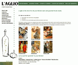 laglio.com: L'AGLIO Gourmet Food Gift Shop,  Katy, gourmet gift basket Houston, wine accessories, gifts, tableware, cooking classes, Katy, Houston
L'AGLIO Gourmet Food Gift Shop,  Katy, gourmet gift basket Houston, wine accessories, gifts, tableware, cooking classes, Katy, Houston!