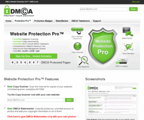 dmcainsurance.com: DMCA Toolkit | Do Your Own DMCA Takedowns | DMCA.com
DMCA.com is the #1 provider of managed Digital Millennium Copyright Act (DMCA) Takedown Services, as well as Website Content Protection tools.